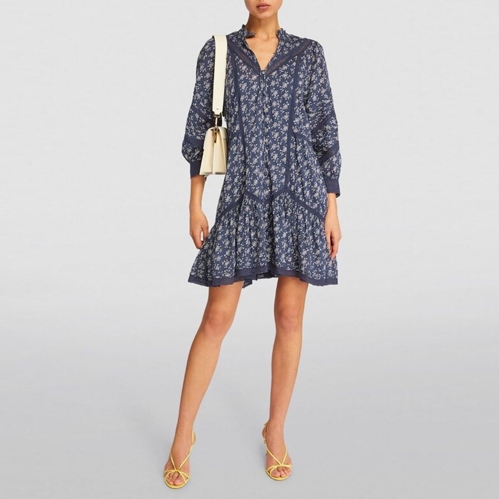 Veronica Beard - Floral Nayari Dress - Marine